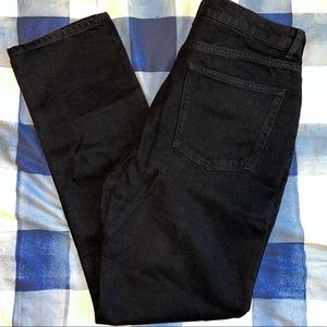 NWT Reformation Black Stevie Ultra Highrise Jeans, size 30